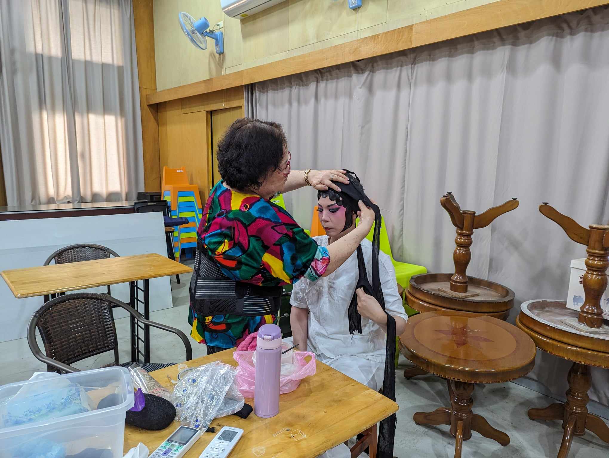 漢陽北管劇團老師扮相為陶三春